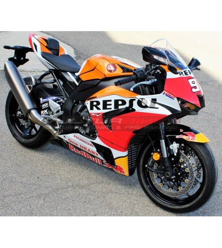 Komplettes Set Aufkleber Design Repsol - Honda CBR 1000 RR 2020 / 2021 