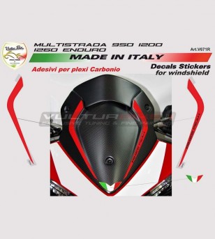 Adesivi cupolino Pikes-Peak version - Ducati Multistrada 950/1200/1260/Enduro 