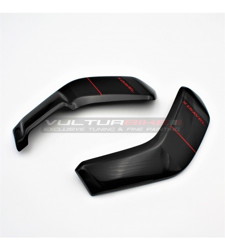 Cubierta personalizada del radiador de carbono - Ducati X Diavel 
