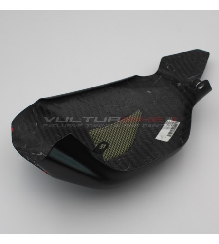 Custom carbon swingarm protection - Ducati Streetfighter V4 / V4S