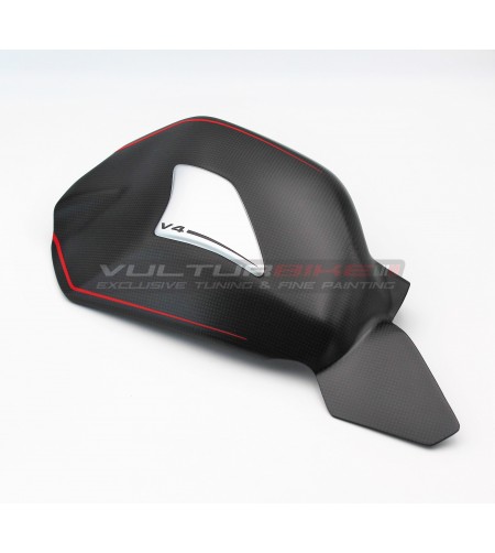 Custom carbon swingarm protection - Ducati Streetfighter V4 / V4S