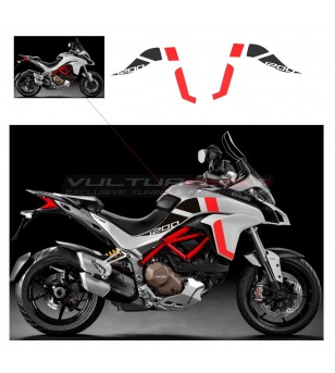 Autocollants pour carénages latérales - Ducati Multistrada 1200 / 1200s / 950 jusqu’en 2018 