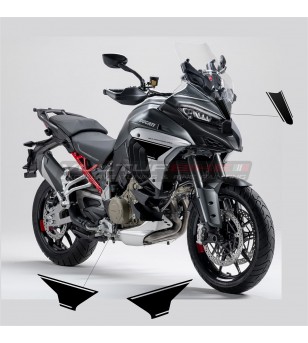 Pegatinas negras para carenado y carenado lateral - Ducati Multistrada V4 / V4S 
