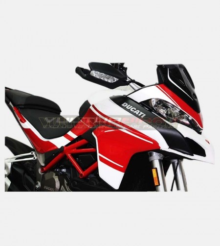 Exklusives Design rote Aufkleber Kit - Ducati Multistrada 1200 2015 