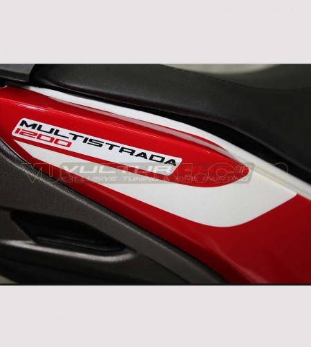 Kit adesivi rossi design esclusivo - Ducati Multistrada 1200 2015 