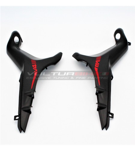 Set cover telaietto sottosella in carbonio - Ducati Streetfighter V4 / V4S