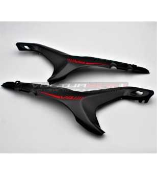 Set cover telaietto sottosella in carbonio - Ducati Streetfighter V4 / V4S