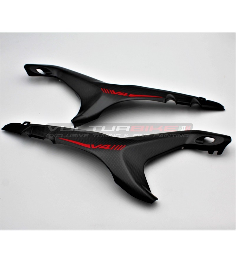 Carbon Sattelrahmenabdeckung Set - Ducati Streetfighter V4 / V4S