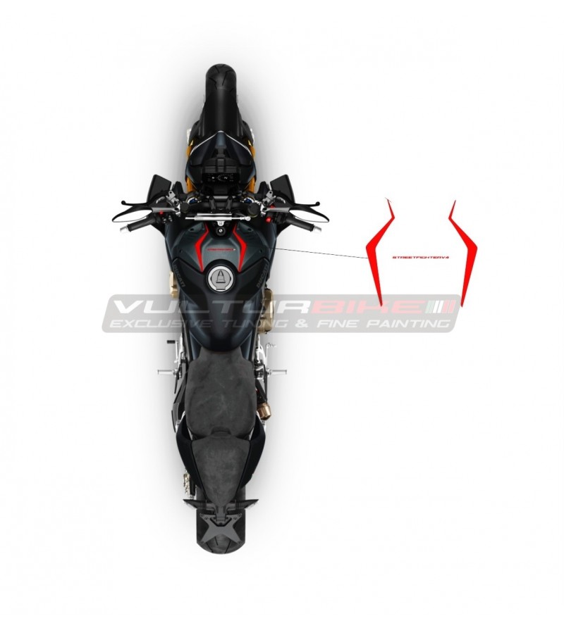 Pegatinas para tapa de batería - Ducati Streetfighter V4 / V4S 