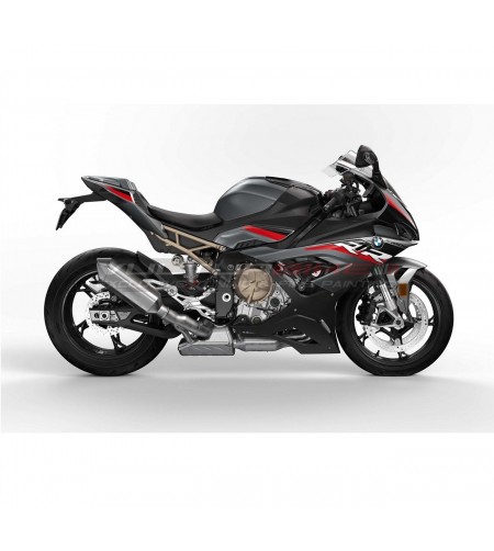 Kit de pegatinas rojas y negras - BMW S1000RR 2019 / 2021