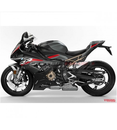 Kit de pegatinas rojas y negras - BMW S1000RR 2019 / 2021
