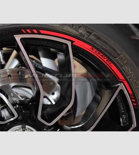 Profils autocollants pour roues - Ducati XDiavel 