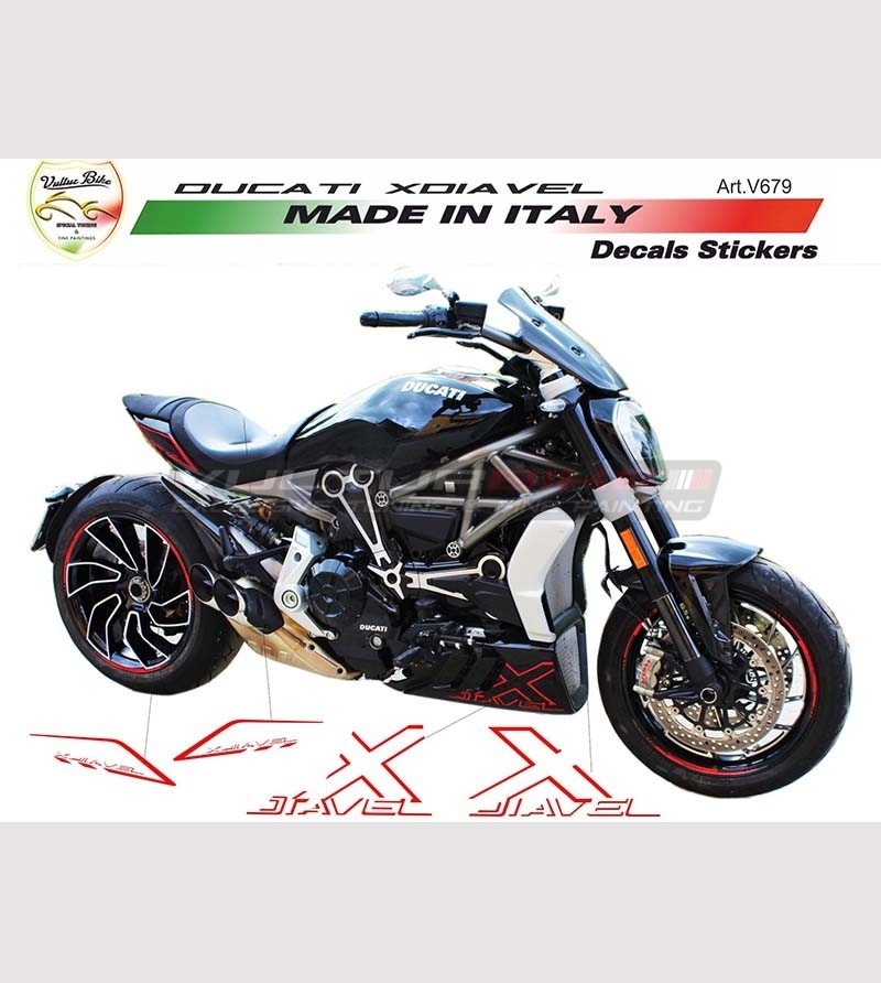 Customizable sticker's kit - Ducati XDiavel