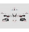 Kit de pegatinas SBK aruba team - Ducati Panigale V2 2020 / 2021 rojo 