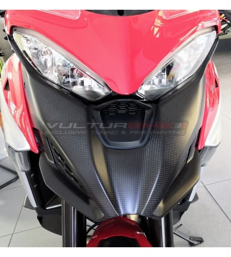 Couvercle supérieur en carbone pour embout - Ducati Multistrada V4 / V4S / Rallye