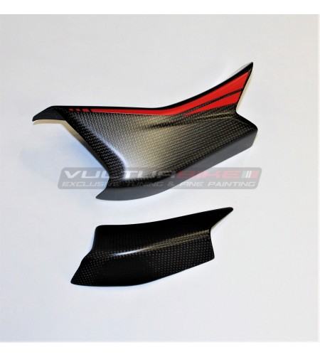 Cover in carbonio design personalizzato per alette  - Ducati Multistrada V4 / V4S 