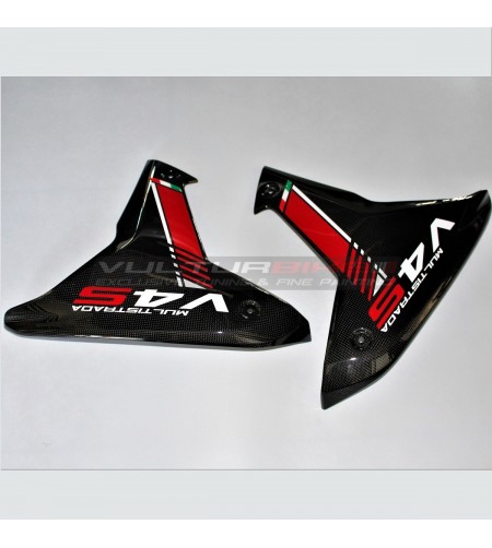 Pannelli laterali in carbonio personalizzati - Ducati Multistrada V4 / V4S 