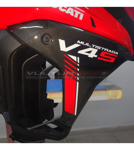 Pannelli laterali in carbonio personalizzati - Ducati Multistrada V4 / V4S 