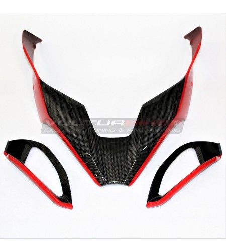 Kit de couverture carbone personnalisé pour spatule de boîte à air - Ducati Multistrada V4 / V4S / Rallye