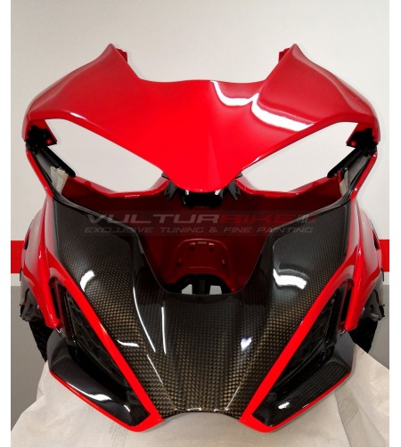Juego de cubiertas de carbono personalizadas para la punta de la caja de aire - Ducati Multistrada V4 / V4S / Rally