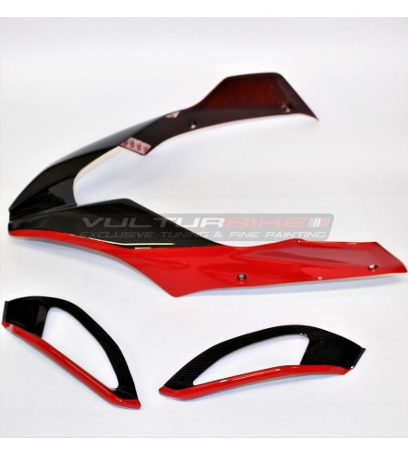 Kit de couverture carbone personnalisé pour spatule de boîte à air - Ducati Multistrada V4 / V4S / Rallye