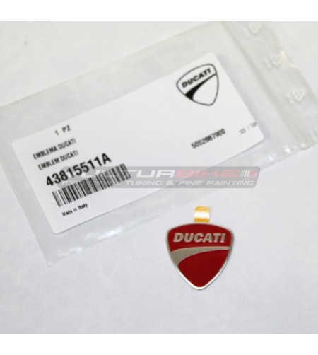 Original rotes Ducati Metallschild - Ducati Multistrada V4 / V4S