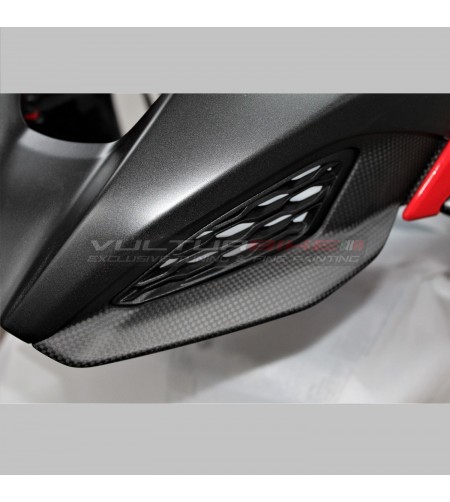 Carbon fiber lower cover for airbox tip - Ducati Multistrada V4 / V4S / Rally