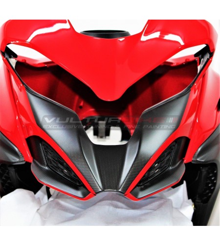 Kit de couverture carbone personnalisé pour spatule de boîte à air - Ducati Multistrada V4 / V4S / Rallye