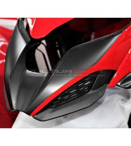 Cover superiore in carbonio per puntale design personalizzato - Ducati Multistrada V4 / V4S 