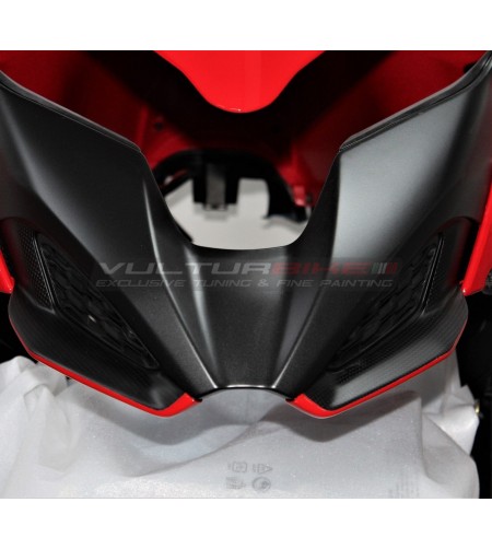 Cubierta inferior de carbono con puntera de caja de aire de diseño personalizado - Ducati Multistrada V4 / V4S / Rally