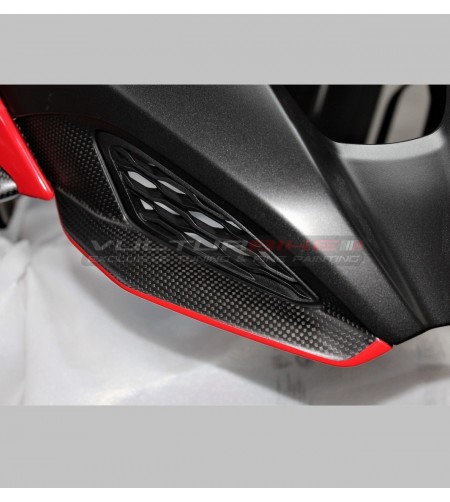 Cubierta inferior de carbono con puntera de caja de aire de diseño personalizado - Ducati Multistrada V4 / V4S / Rally