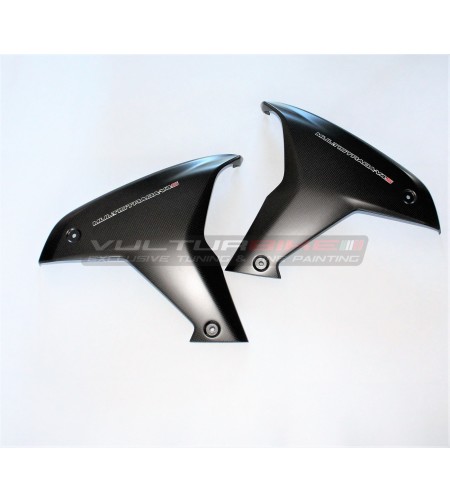 Pannelli laterali in carbonio con scritta originale - Ducati Multistrada V4 / V4S 