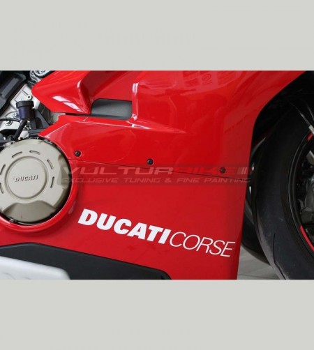 Paire d’autocollants Ducati Racing originaux - Ducati Panigale V4R