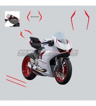 Kit adesivi carena bianca - Ducati Panigale V2 2020 / 2022 