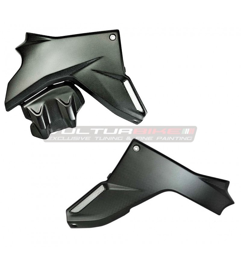 Paneles laterales de carbono debajo del tanque - Ducati Multistrada V4 