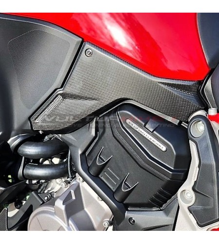 Panneaux latéraux sous réservoir en carbone - Ducati Multistrada V4 