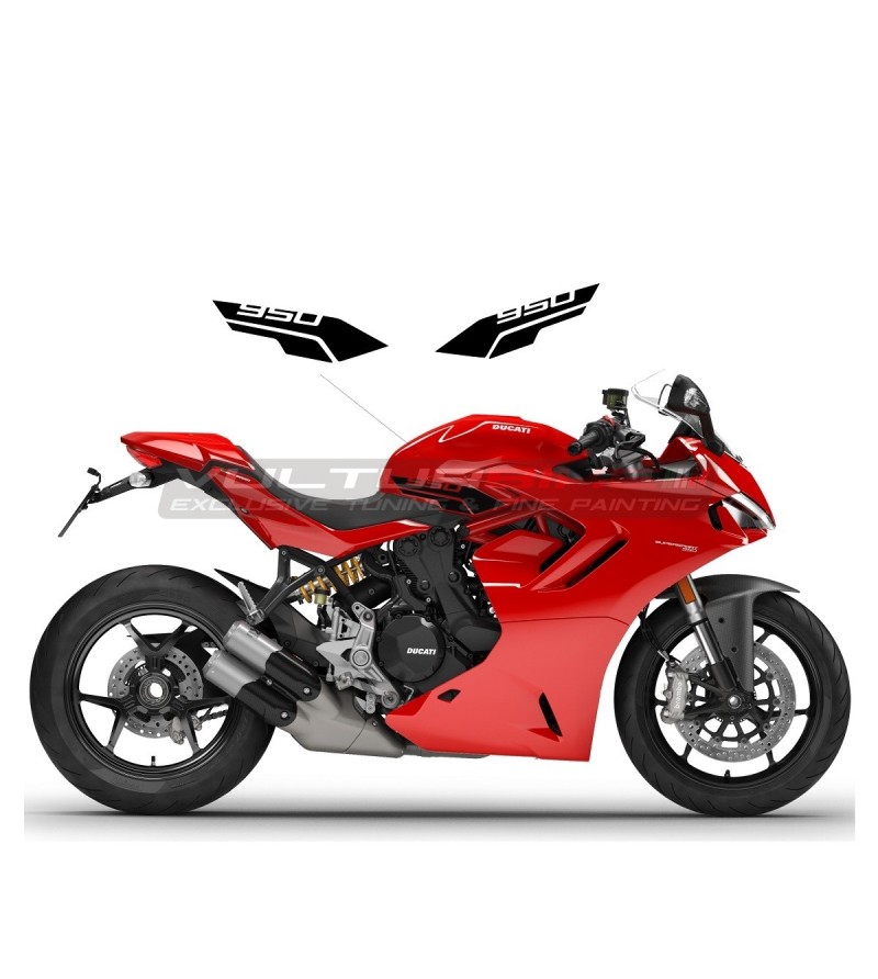 Autocollants latéraux pour réservoir - Ducati Supersport 950 