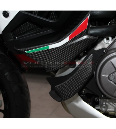 Italian design carbon fin cover - Ducati Multistrada V4 