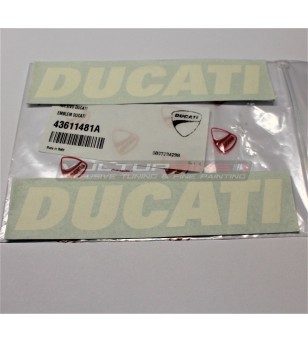 Coppia di adesivi ORIGINALI Ducati 150 x 27 mm