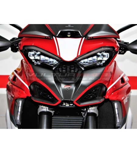 Custom Carbon Cover Set for Airbox Tip - Ducati Multistrada V4 / V4S / Rally