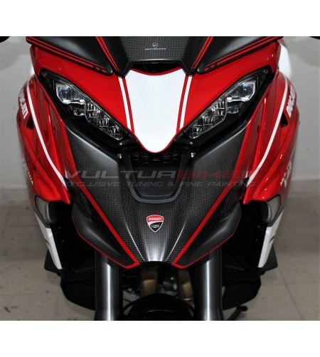 Custom Carbon Cover Set for Airbox Tip - Ducati Multistrada V4 / V4S / Rally