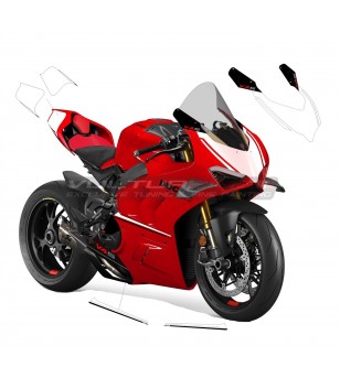 Kit d’autocollants bulle queue et carénages latérale - Ducati Panigale V4 / V2 2018 - 2022