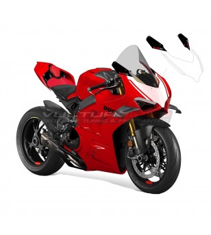 Number plate table stickers for fairing - Ducati Panigale V4 / V2 2018 - 2022