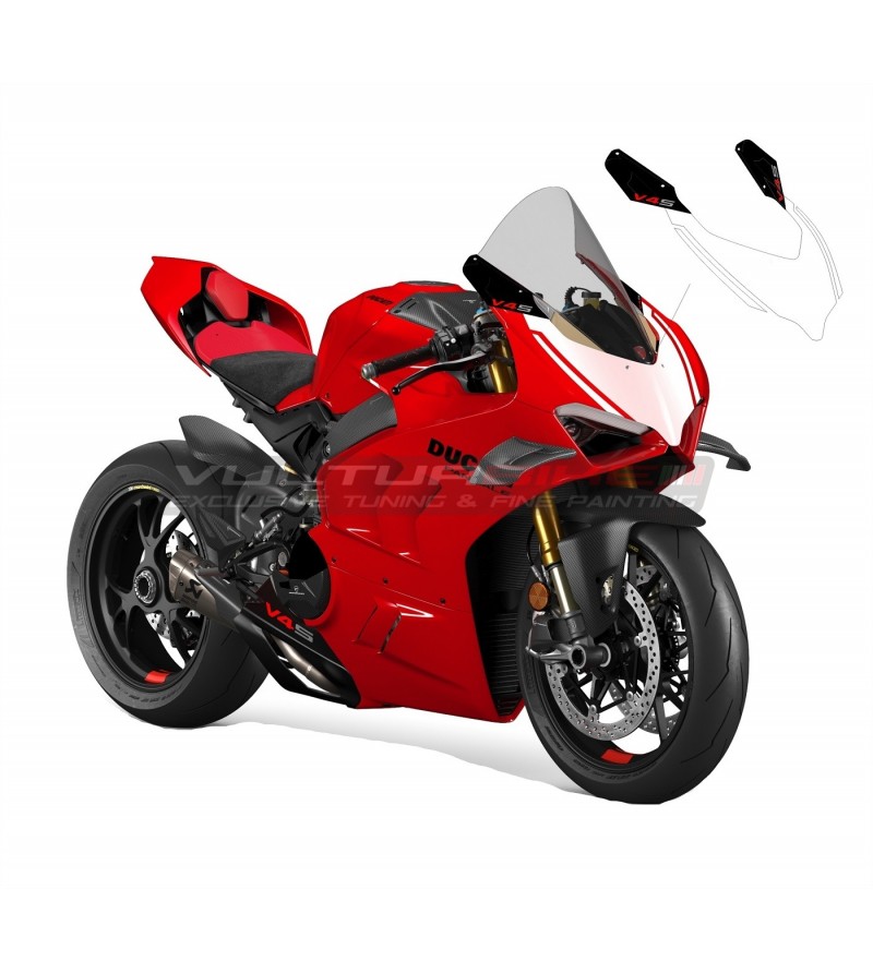 Nummernschild Tischaufkleber für Verkleidungen - Ducati Panigale V4 / V2 2018 - 2022