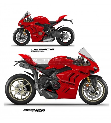 Adesivi personalizzabili desmosedici stradale - Ducati Panigale V4 dal 2018