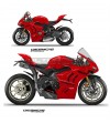 Adesivi personalizzabili desmosedici stradale - Ducati Panigale V4 dal 2018
