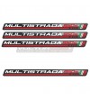 4 adhesivos universales de resina 3D - Ducati Multistrada 950S 