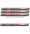 4 adhesivos universales de resina 3D - Ducati Streetfighter 