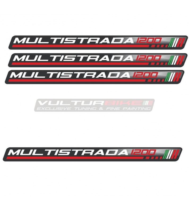 4 adhesivos universales de resina 3D - Ducati Multistrada 1200 