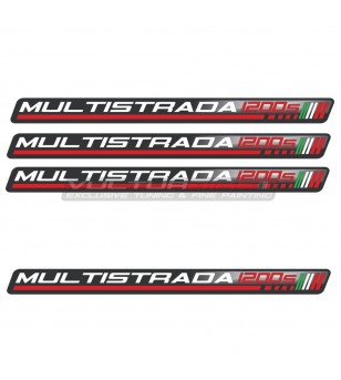 4 adhésifs universels en résine 3D - Ducati Multistrada 1200S 